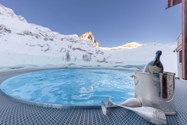 views from Chalet la Fenice Cervinia, Italy