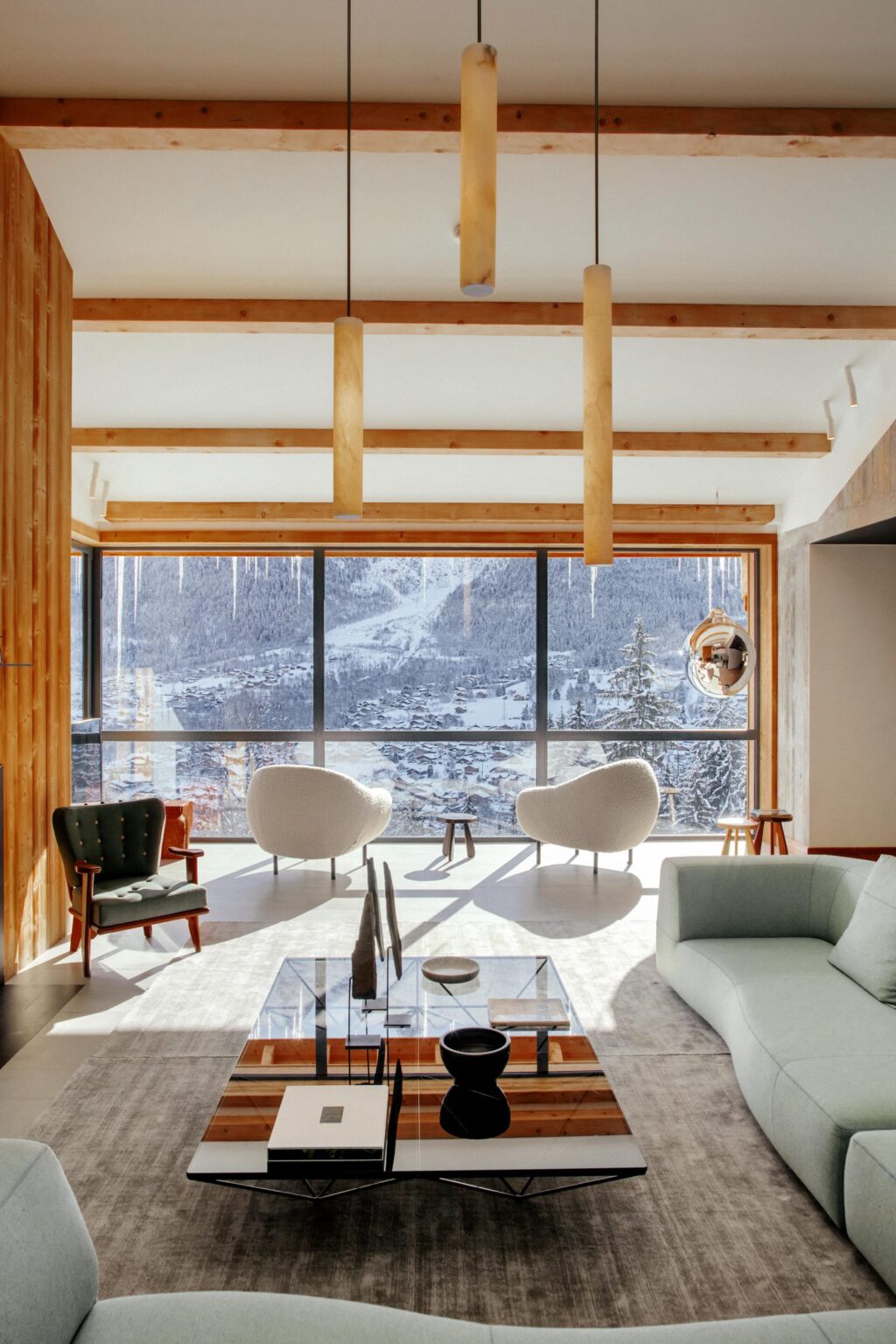 Chalet Mont Blanc, lounge, Chamonix