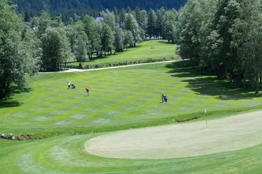 Chamonix golf court summer