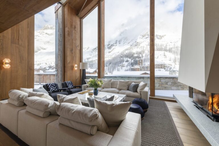 Etoile du Nord, Chalet West Wing, living room