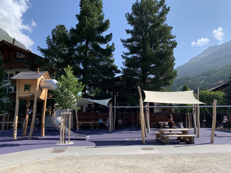 kids playground in Zermatt