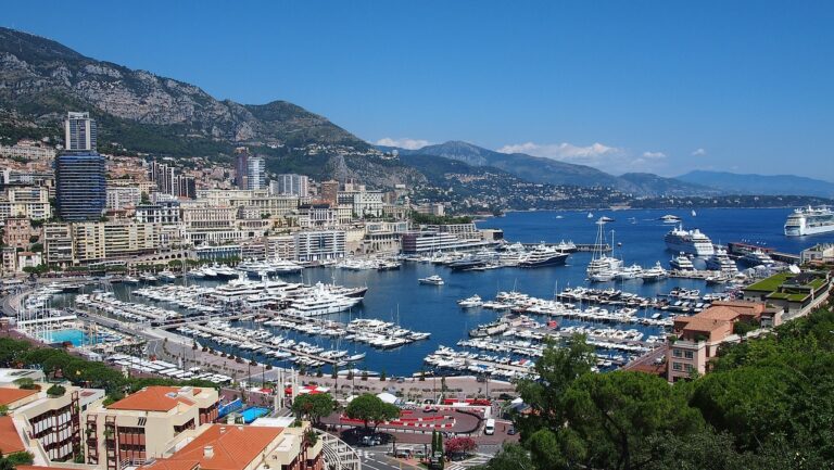 Monaco harbor summer