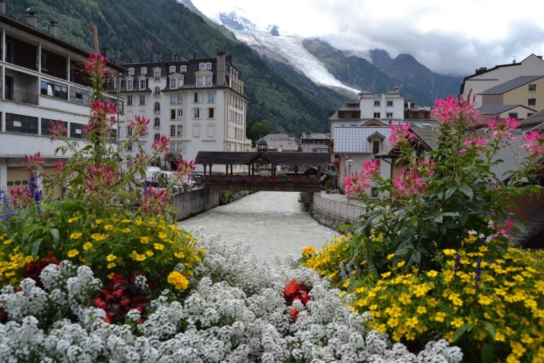 Town center of Chamonix