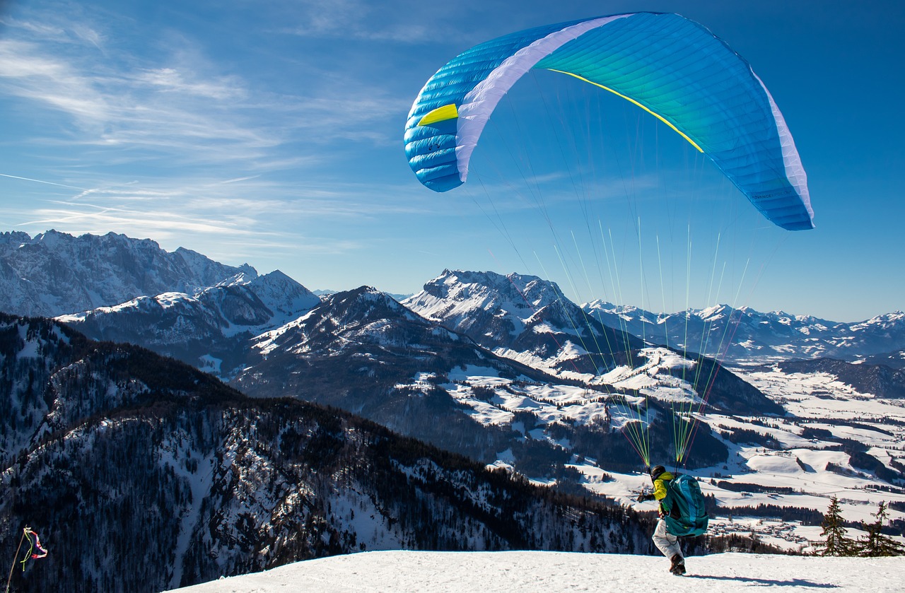paragliding french Alps