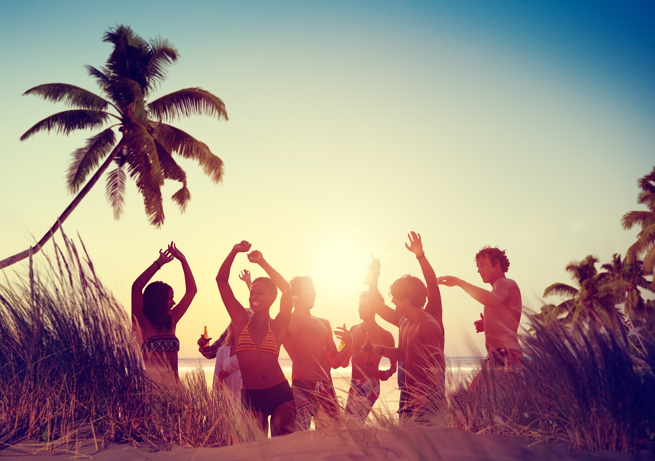 Ibiza beach party