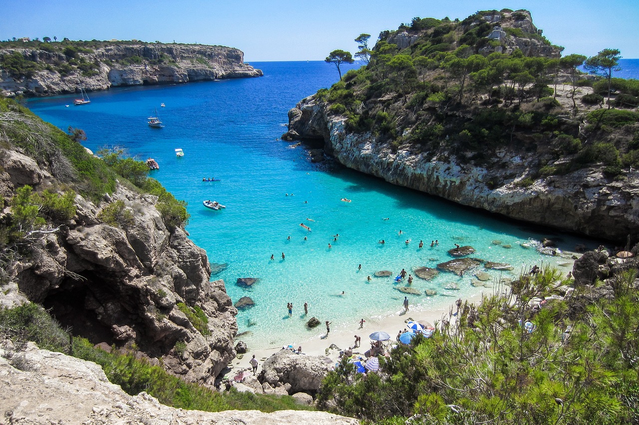 Calo des Moro beach in Mallorca