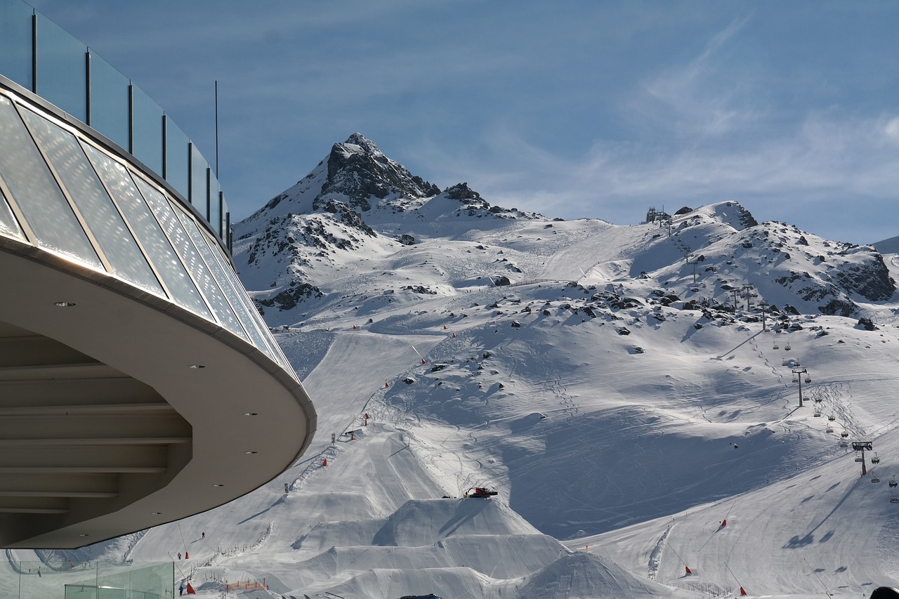 Ski slopes in Ischgl