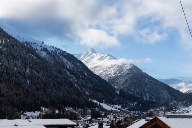 St Anton snowy mountains