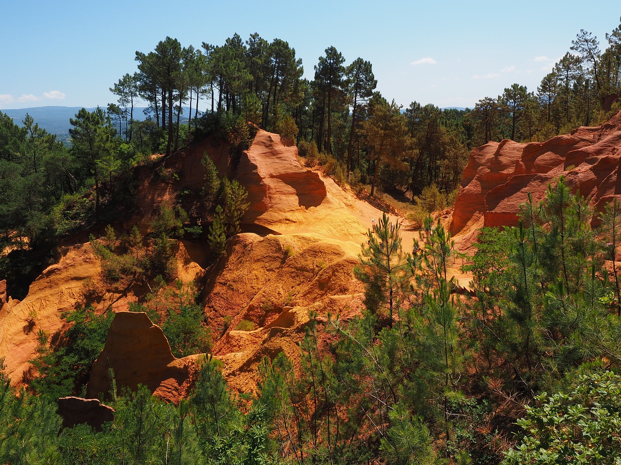The Ochre of Roussillon-luberon-provence