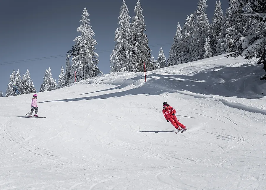 skier in Gstaad