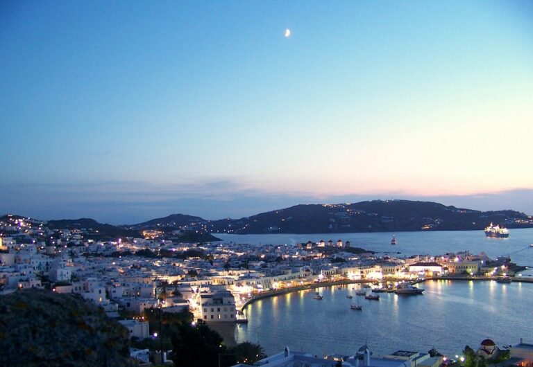 Mykonos by night