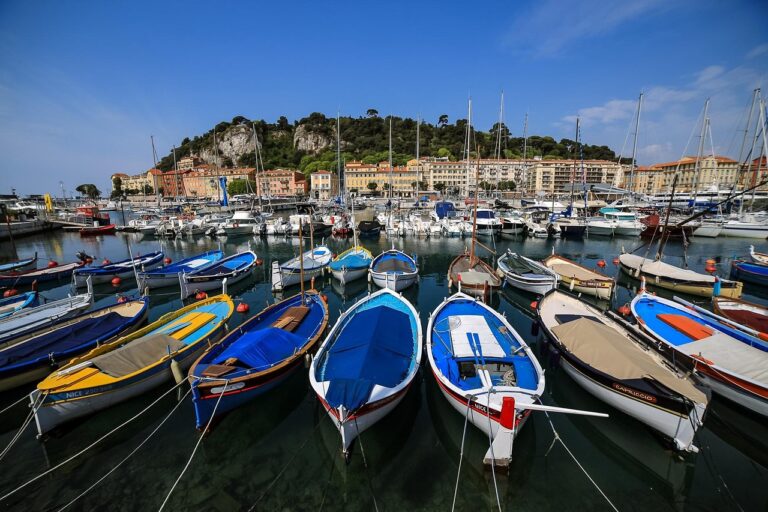 Nice port, South of France