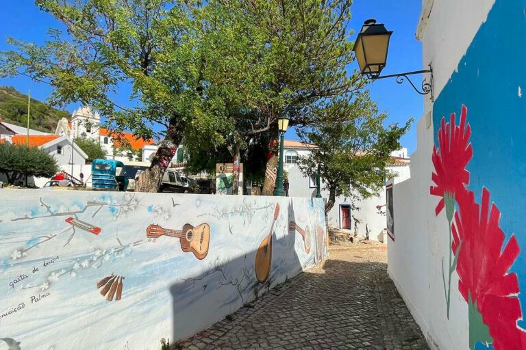 old town street Alte, Algarve