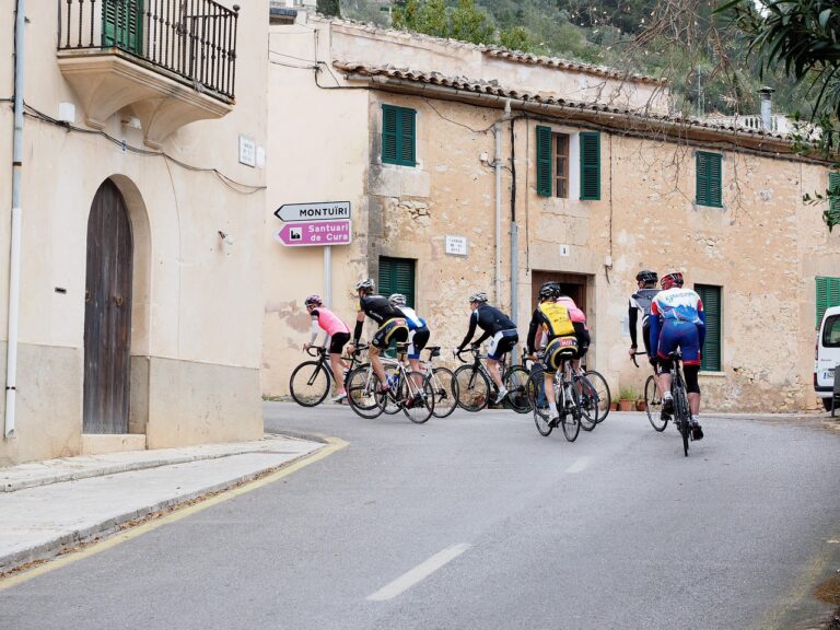 Cycling group in Mallorca