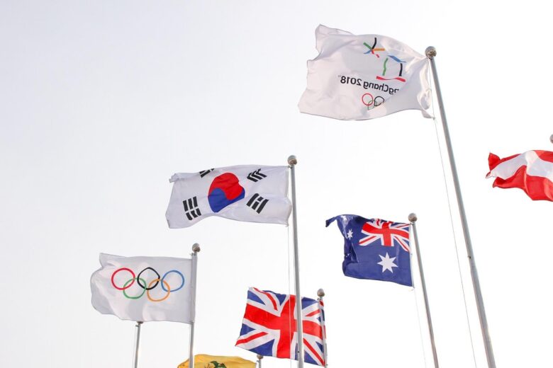 olympic flags