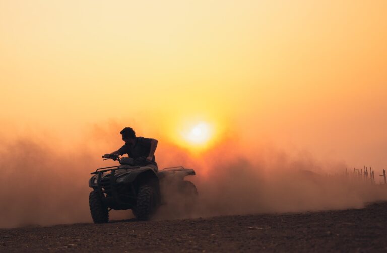 Quad bike ride, Agafay desert, Morocco